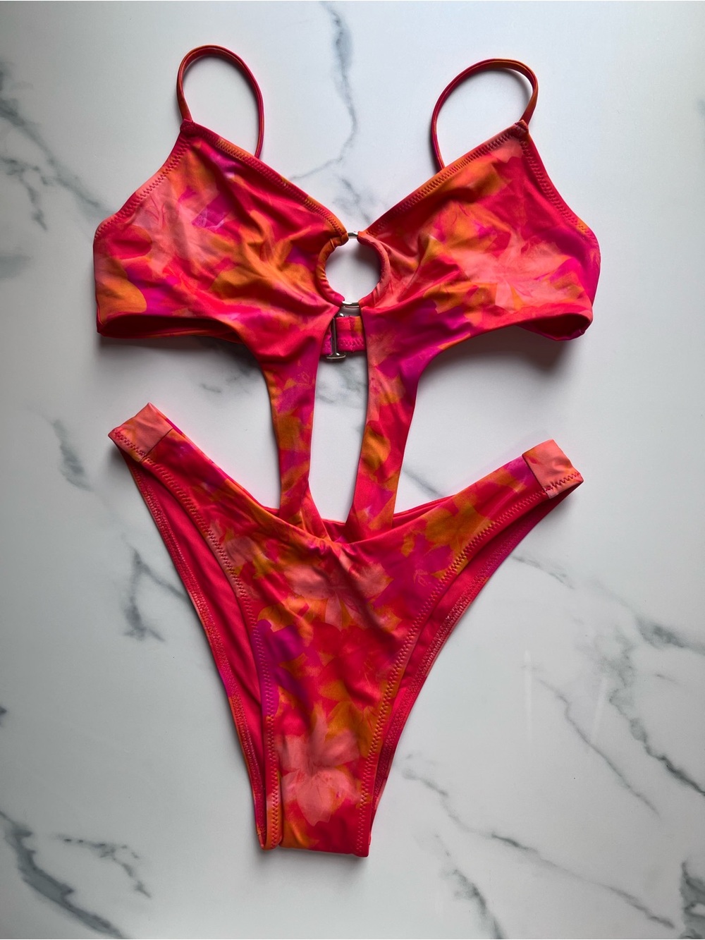 437 Swim Naomi One Piece Bathing Suit NWOT Flora Small - Picture 2 of 13